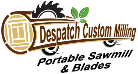 Despatch Custom Milling portable sawmill and blades logo